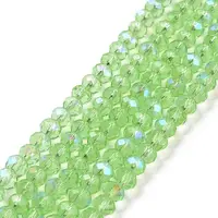 Electroplate Glass Beads Strands
