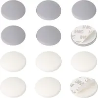 12Pcs 2 Colors Strong Seamless Rubber Anti-Collision Adhesive