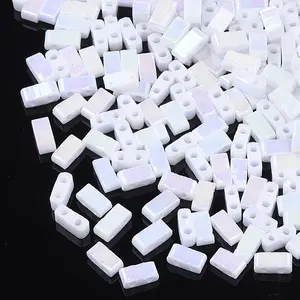 2-Hole Opaque Glass Seed Beads