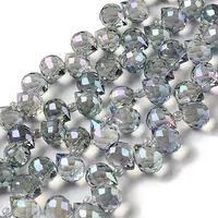Electroplate Glass Beads Strands
