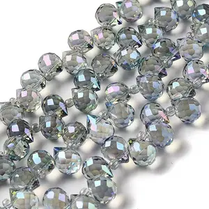 Electroplate Glass Beads Strands