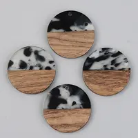 Resin & Walnut Wood Pendants