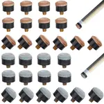 32Pcs 2 Style Plastic Billiards Cue Head Screw