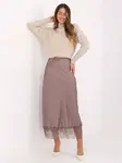 Skirt-MI-SD-4213.52-dark beige