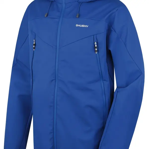 Husky Sonny M L, blue Pánská softshell bunda