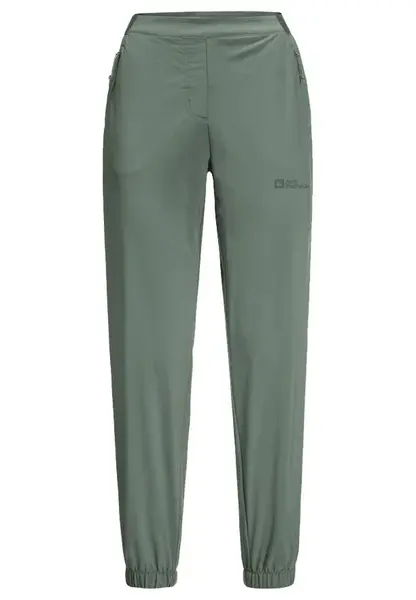 Jack Wolfskin Prelight XS, picnic green Dámské softshellové kalhoty