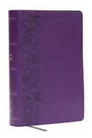 KJV Giant Print End-of-Verse Reference Bible, Purple Leathersoft, Red Letter, Comfort Print - Thomas Nelson