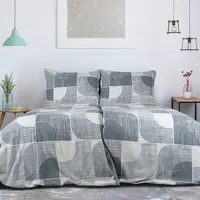 Flanelové ložní povlečení NORDIC GREY