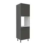 Vysoká skříňka pro vestavnou troubu Aria ANT 60 DP-210 2F Barva korpusu: Antracit, Barva dvířek: GR - Graphite AFM