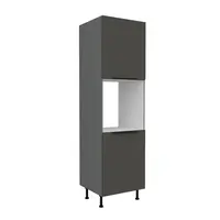 Vysoká skříňka pro vestavnou troubu Aria ANT 60 DP-210 2F Barva korpusu: Antracit, Barva dvířek: GR - Graphite AFM