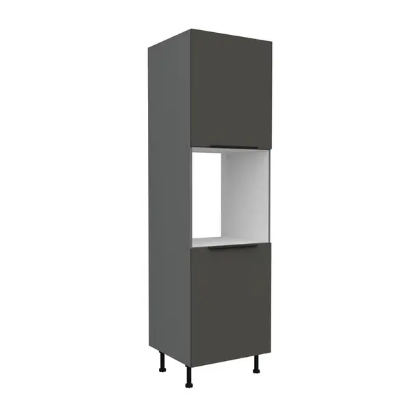 Vysoká skříňka pro vestavnou troubu Aria ANT 60 DP-210 2F Barva korpusu: Antracit, Barva dvířek: GR - Graphite AFM