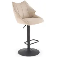 Barová Stolička H122 béžová/čierna