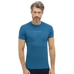 Pánské triko Brubeck 3D Run PRO s krátkým rukávem Blue M