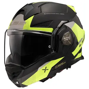 Překlopná moto přilba LS2 FF901 Advant X Oblivion Matt Black H-V P/J M (57-58)
