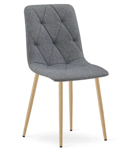 Sivá jedálenská stolička LIBRA