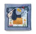 Lilliputiens - textilná knižka - psík Jules v garáži