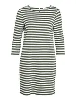 VILA Šaty 'Ninny'  olivová / biela