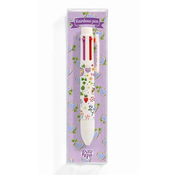 Guľôčkové dúhové pero – Aiko – 6 farieb