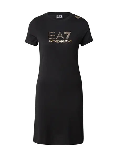 EA7 Emporio Armani Šaty 'TRAIN EVOLUTION'  zlatá / čierna