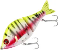 Mikado wobler mft swimbait slow sinking lemon tiger - 13 cm 81 g