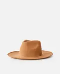 Rip Curl Hat VALLEY WIDE BRIM WOOL FELT Light Brown