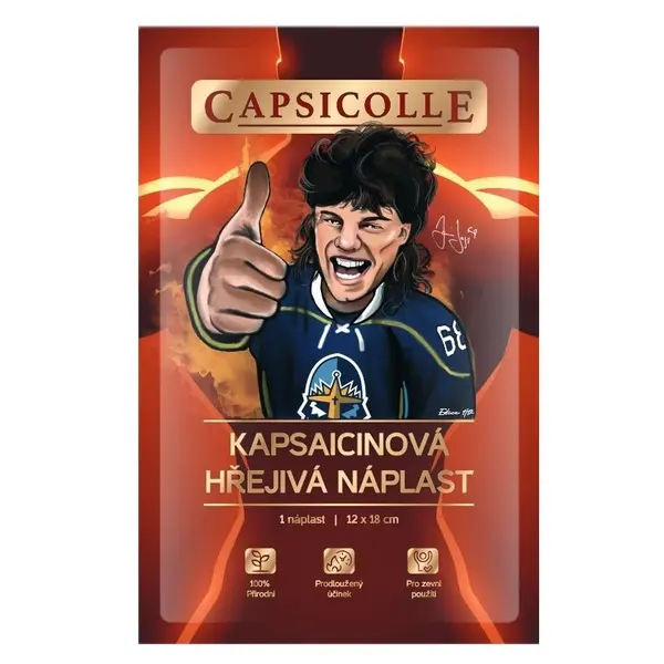 Capsicolle Kapsaicinová hřejivá náplast 12x18 cm