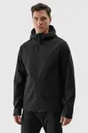 Pánska Softshell Bunda S Kapucňou 4F Čierna 4FWAW24TSO