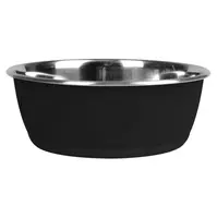 KARLIE Popisovatelná miska pro psa černá, Velikost: S