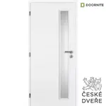 Interiérové dveře Quatro Vertika Sklo Bílé 90L
