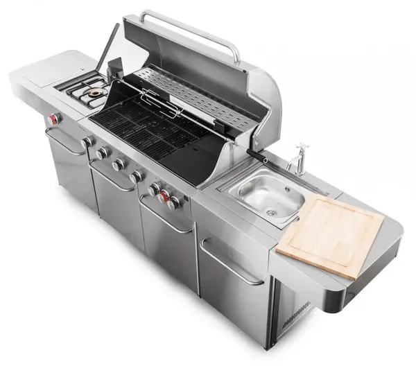 Plynový gril G21 Nevada BBQ kuchyně Premium Line, 8 hořáků + zdarma redukční ventil PE6390340