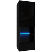 Závěsná skříňka Izumi 2 BL černá mat/lesk