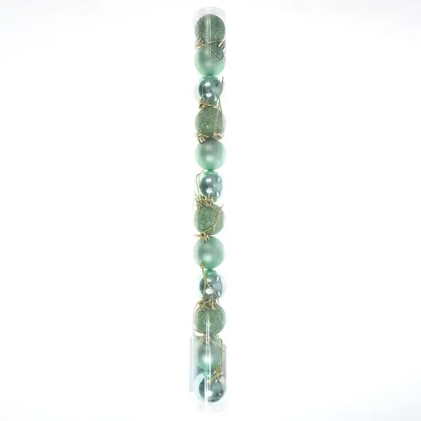 Vánoční ozdoby 4 cm sada 12 ks NGB106-4