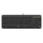 Genius Slimstar Q200, klávesnice CZ/SK, klasická, tichá typ drátová (USB), černá, ne