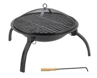 Ohniště s grilovací mřížkou VESUV 48 cm s poklopem CT13004