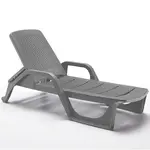 Zahradní lehátko Nilo šedé