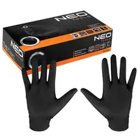 NEO nitrilové rukavice černé L – 100 ks