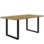 Stůl Tarazjus 160 cm TBLT442-D78-904 dub artisan/černá