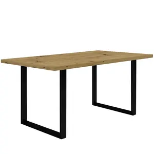 Stůl Tarazjus 160 cm TBLT442-D78-904 dub artisan/černá