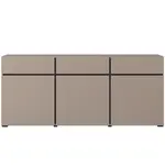 Komoda Cross 3D3S congo/černá