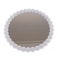 Plastové nástěnné zrcadlo 49.5x49.5x2.5 cm