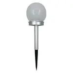 Solární svítidlo KULKA RGB 10CM SILVER EKO0613