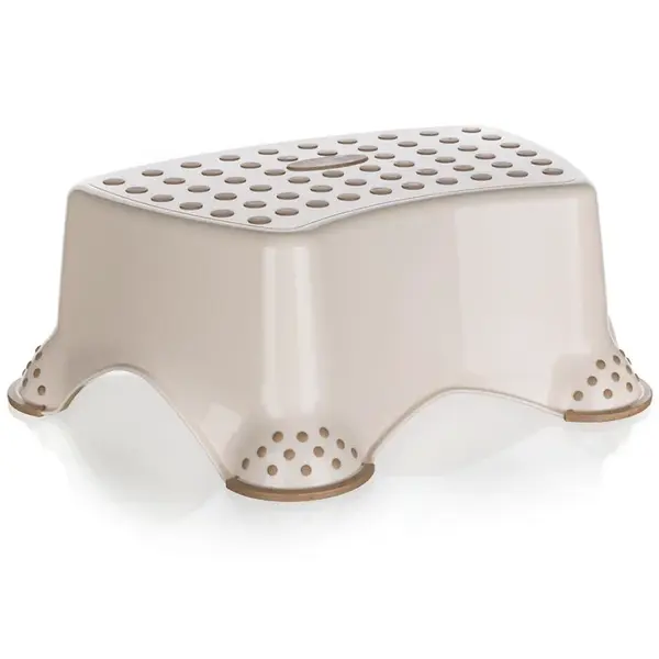 Stolička - schůdek 40x28x14 cm krémová 53995120