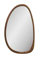 Nástěnné zrcadlo House Nordic Luxon 38,5 x 64,5 cm hnědá barva