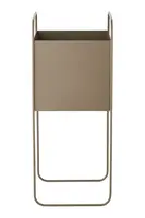 Květináč s nožičkami House Nordic 22,5 x 22,5 x 54 cm hnědá barva