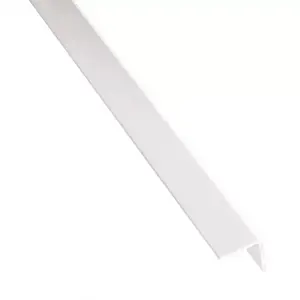 Rohový Profil Samolepící  PVC Bílý Mat 11x11x1000