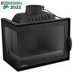 Krbová vložka FIORINA rohová 13KW sklo levá