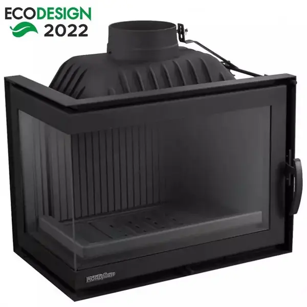 Krbová vložka FIORINA rohová 13KW sklo levá