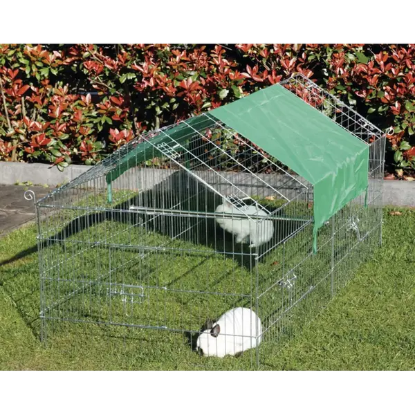 Agrofortel Venkovní výběh velikost M - pro drůbež a králíky, 2000 x 960 x 1020 mm s plachtou