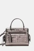 Kabelka Armani Exchange stříbrná barva, XW001212 AF15628