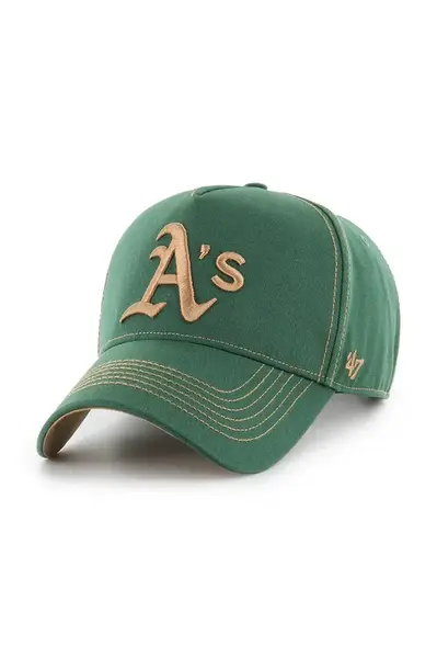 Bavlněná baseballová čepice 47 brand MLB Athletics Contrast Stitch